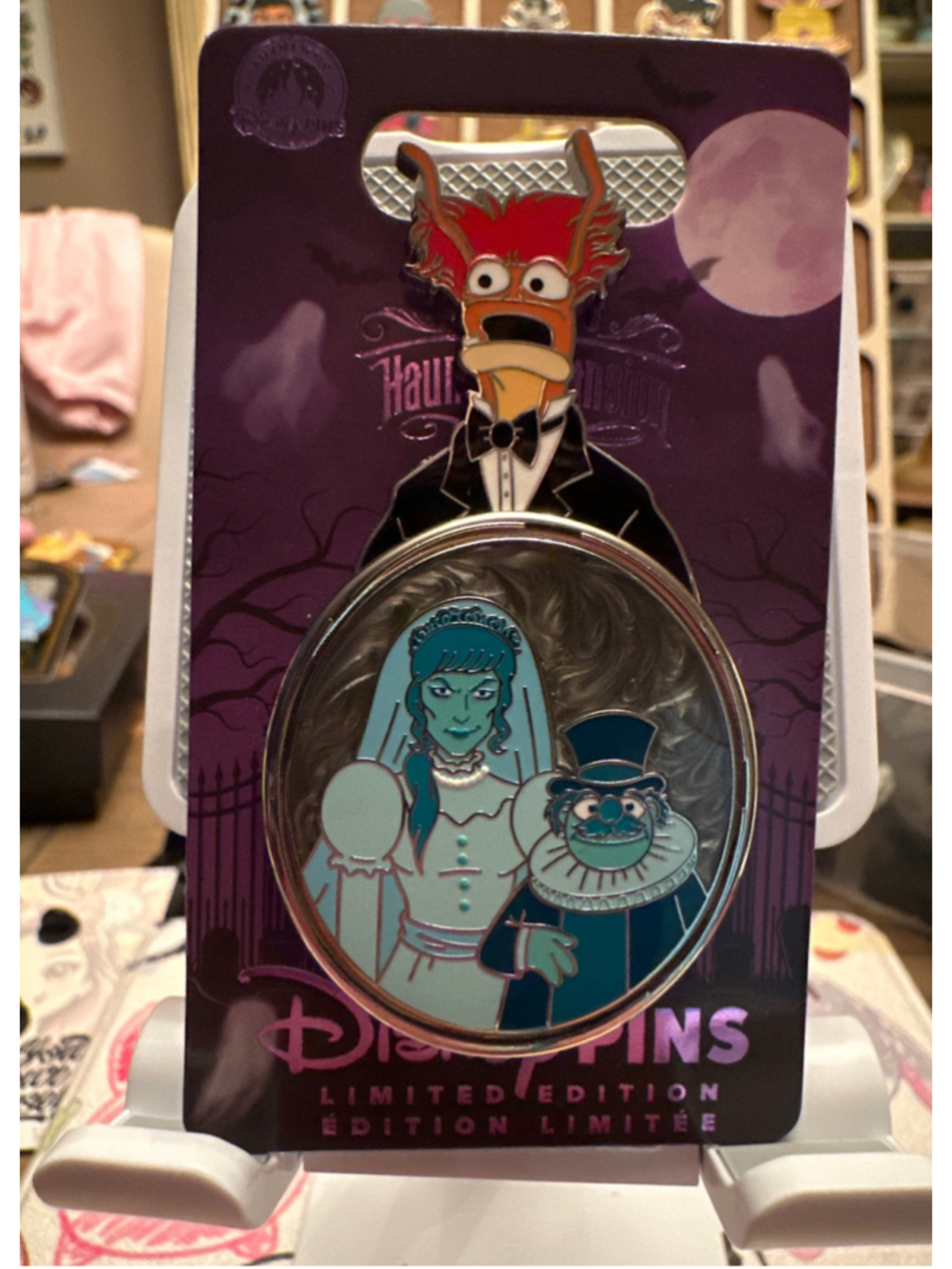 2026 Disney Parks The Muppets Haunted Mansion Pepe Constance Hatchaway Pin - LE